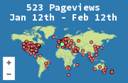 Locations of visitors to this page